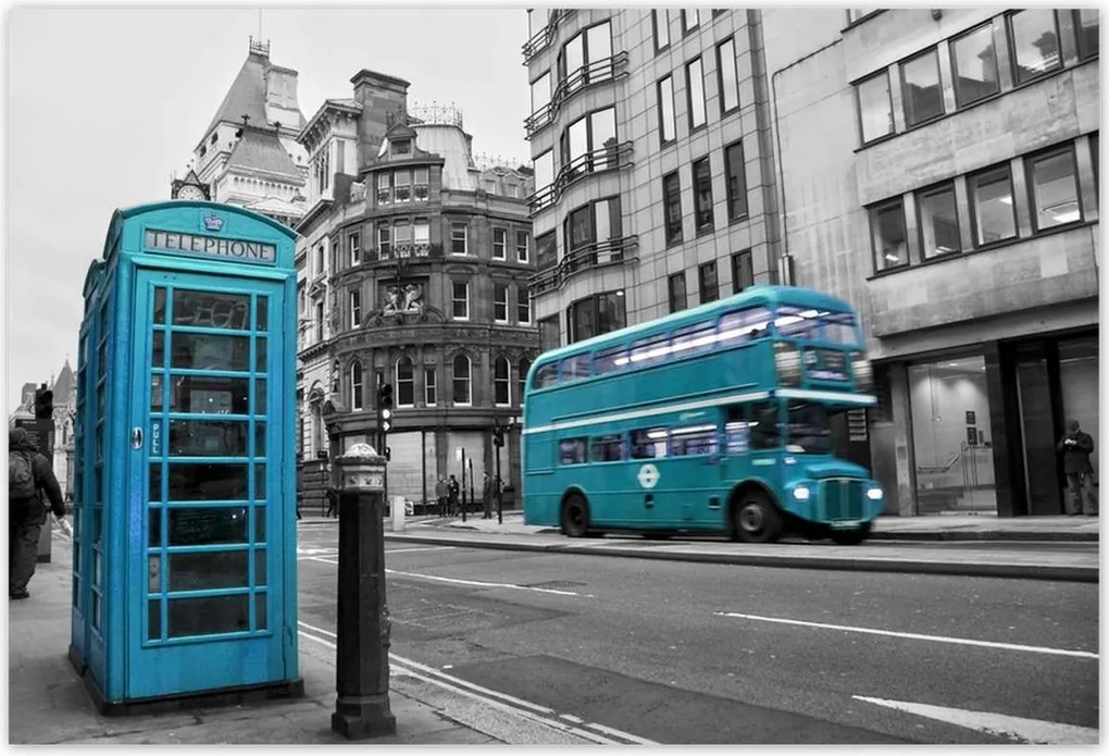 Poszterek 185x125 Petrol blue in London