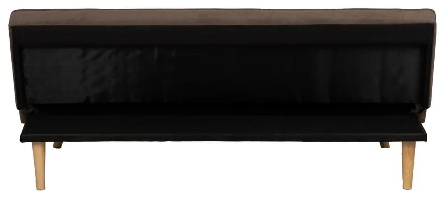 Barna zsenília kinyitható kanapé 175 cm – Ixia