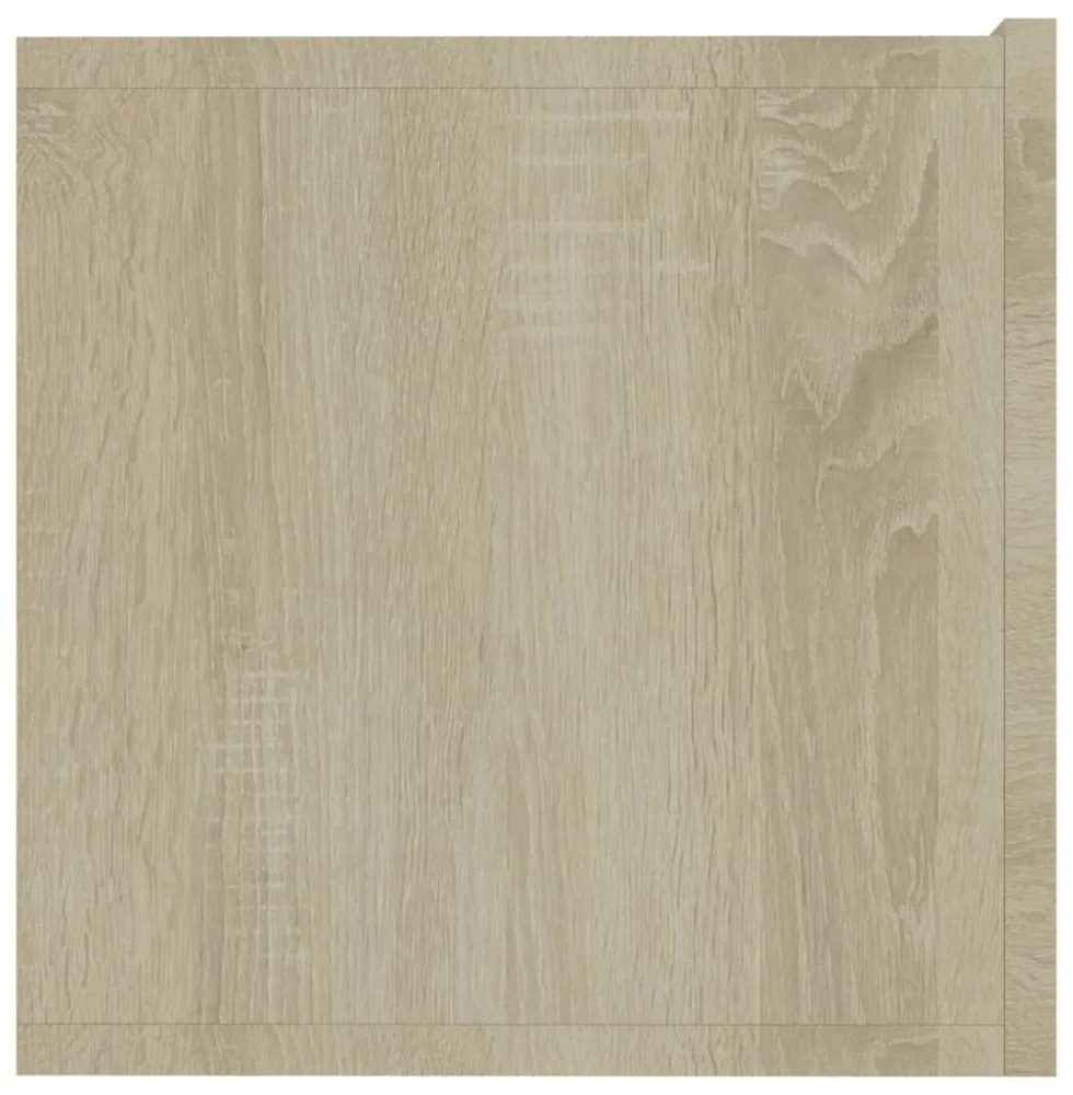 sonoma tölgy szerelt fa TV-szekrény 80 x 30 x 30 cm