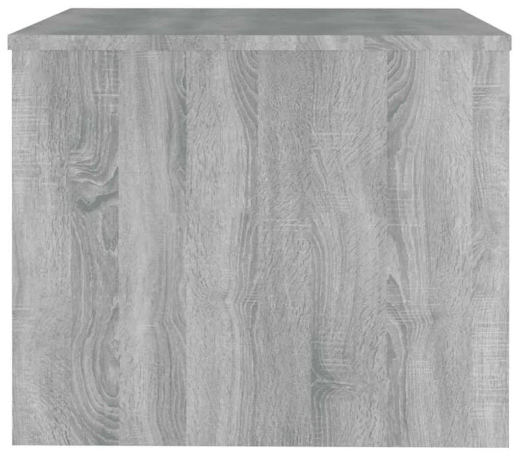 vidaXL szürke sonoma színű szerelt fa dohányzóasztal 80 x 50 x 40 cm