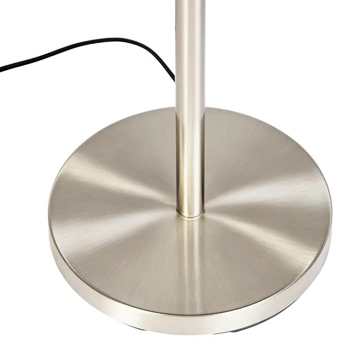 Állólámpa acélból rózsaszín árnyékolóval 50 cm - Simplo