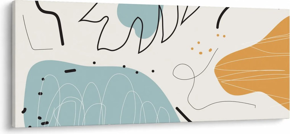 Kép - Levél illusztráció (120x50 cm)