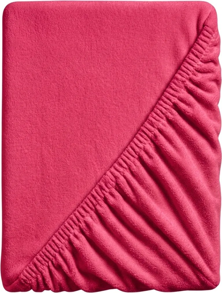Mikroplüss lepedő SOFT 180x200 cm piros