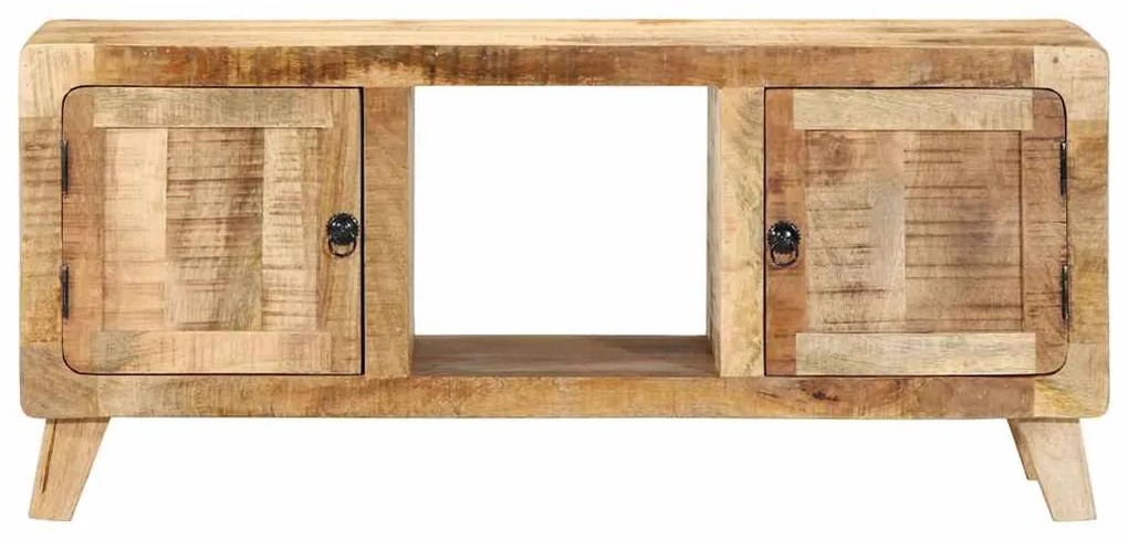 tömör nyers mangófa TV-szekrény 105x46x32 cm