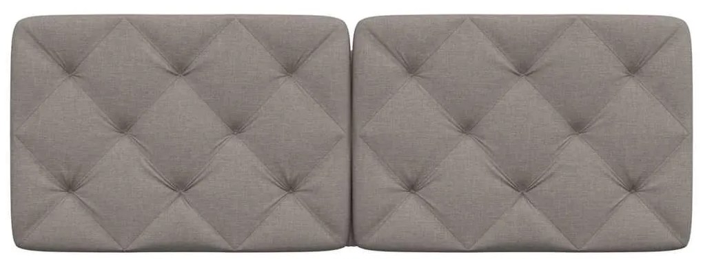 tópszínű szövet fejtámla párna 120 cm