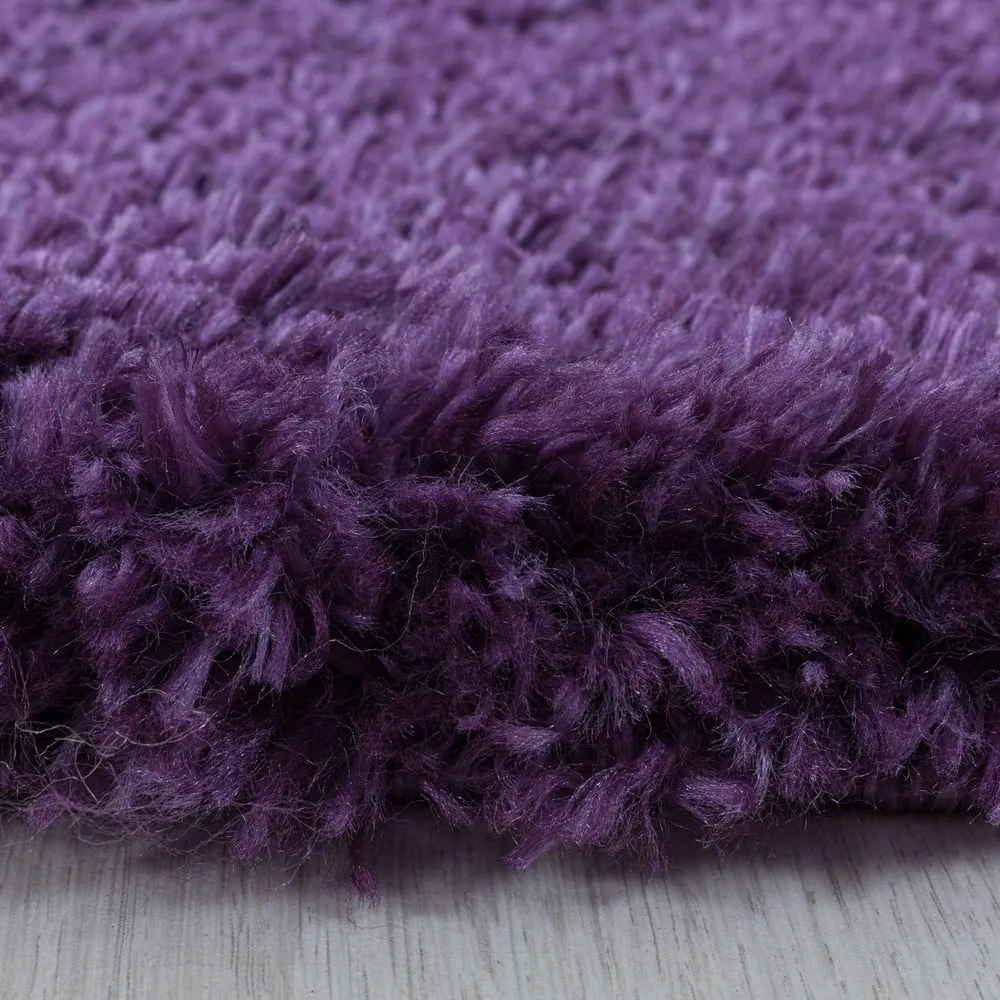 Sötétlila szőnyeg 160x230 cm Fluffy – Ayyildiz Carpets