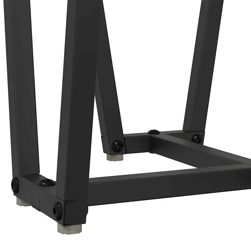 Kisasztal készlet 2 pcs Szürke sonoma és Fekete
