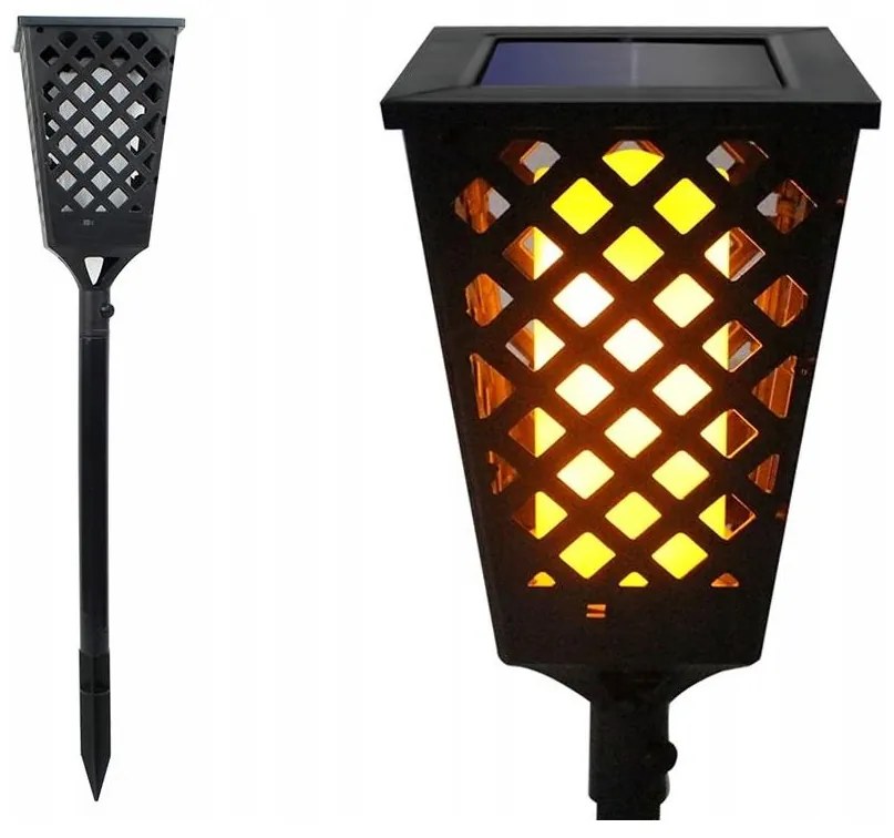 Illumaxx LED Napelemes lámpa LED/0,6W/5,5V IP65 107 cm fekete OS0044
