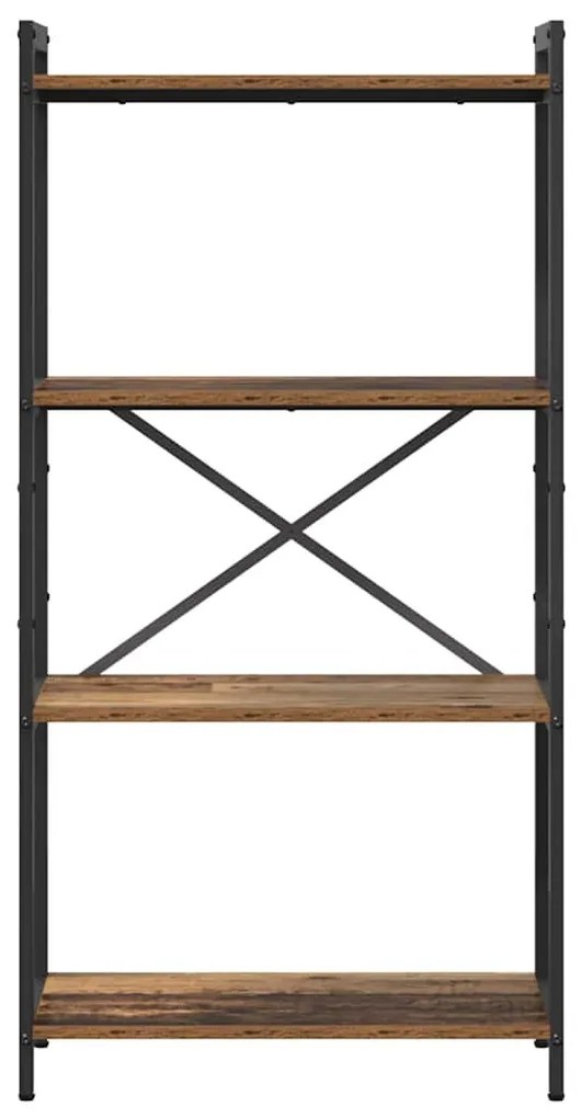 Könyvszekrény Régi fa 60 x 30 x 118 cm Faanyag