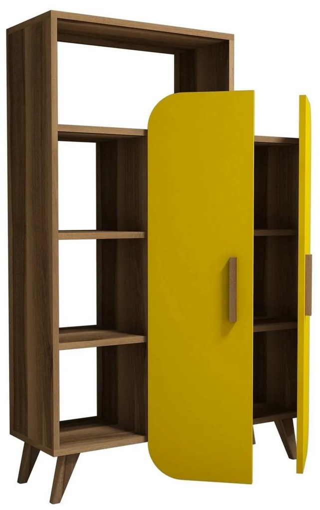 Form Yellow and Walnut könyvtár