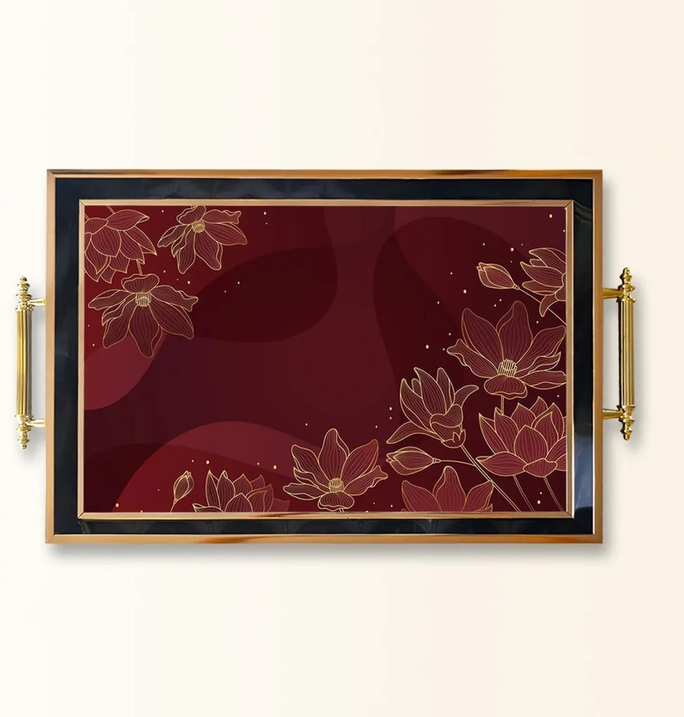Üveg tálca, 38×24 cm – TPA9765