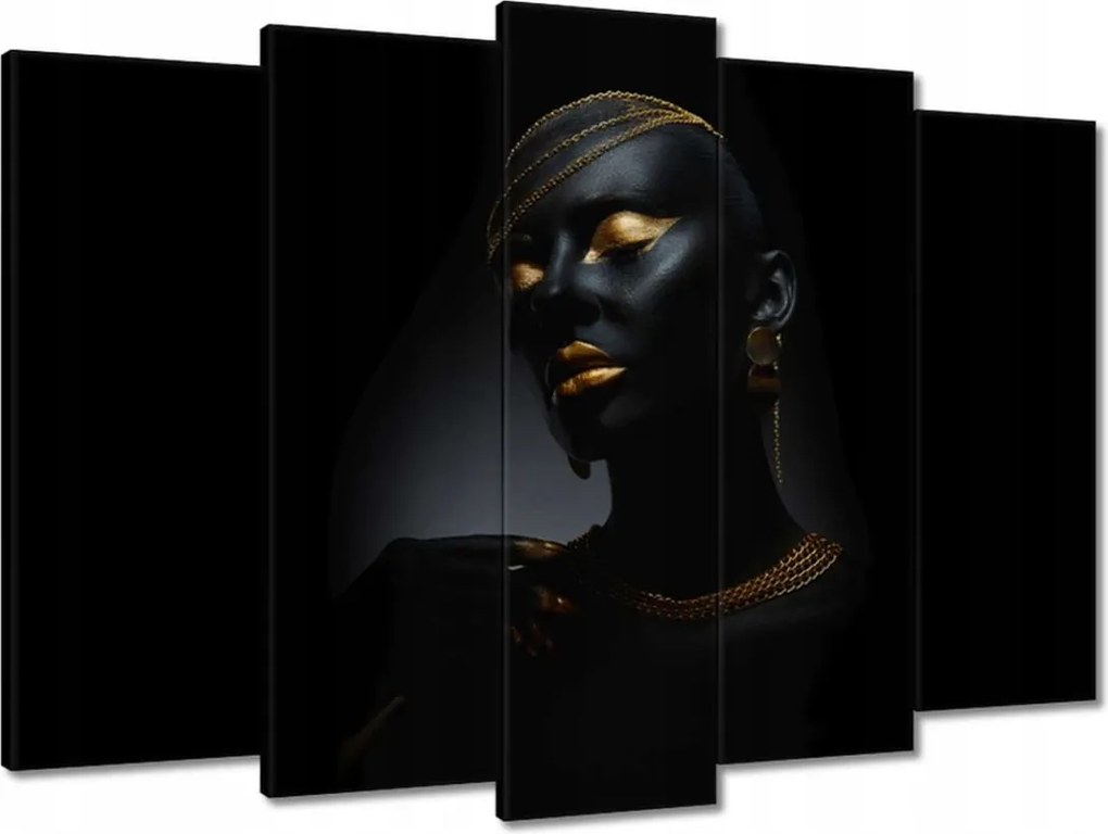 Vászonkép 70x50 Csinos arany ékszerek