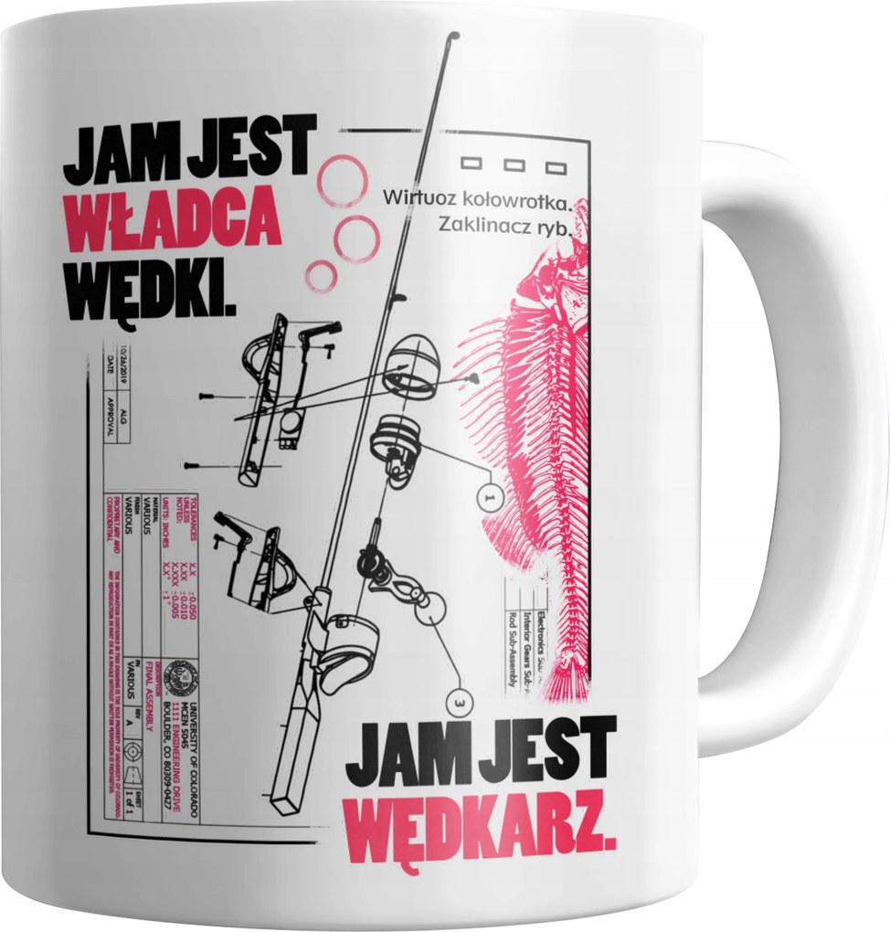 Nyomott Mintás Bögre Én Vagyok A Horgász Ajándék A Horgásznak Haltartó Bögre Horgászbot