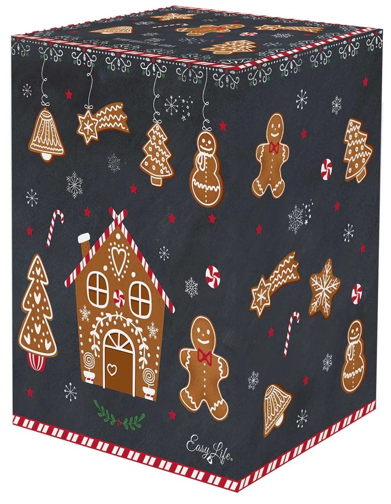 Mézeskalács karácsonyi porcelán bögre díszdobozban, 600 ml - Gingerbread