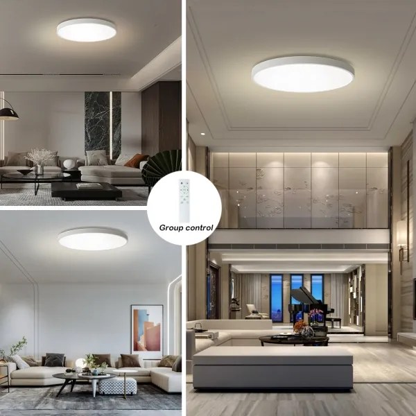 BRILAGI - dimmelhető POOL SMART LED/180W/230V átmérő 120 cm Wi‑Fi Tuya, fehér, távirányítóval