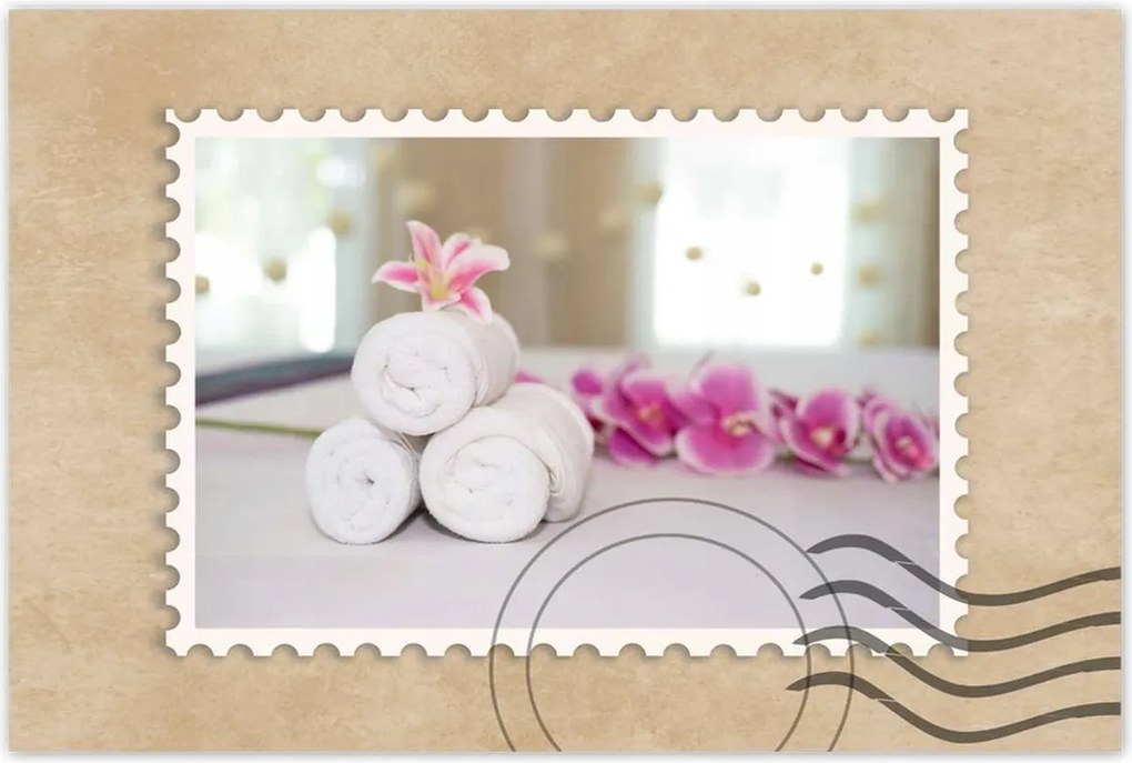 Poszterek 90x60 Spa Wellness Orchidea