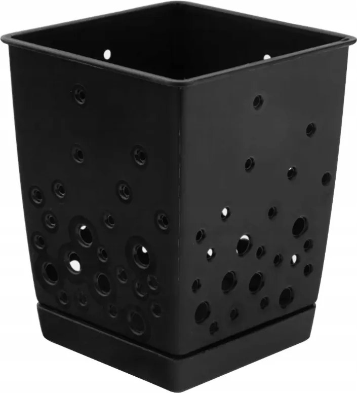 Evőeszköztartó állvány fekete 11cm higiénikus szárítás