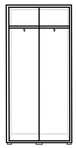 AMALE ruhásszekrény + kiegészítés, grafit