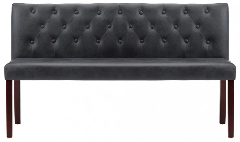 szürke művelúr pad 148,5 cm