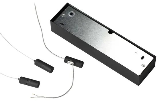 Ideal Lux - ORACLE LED/53W/230V 3000K kábeles csillár, átm. 90 cm, fekete