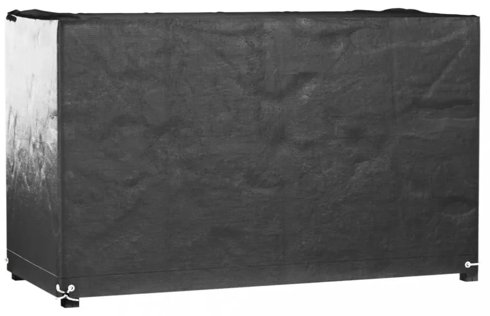 2 db téglalap alakú kerti bútorhuzat 8 fűzőlyukkal 125x55x75 cm