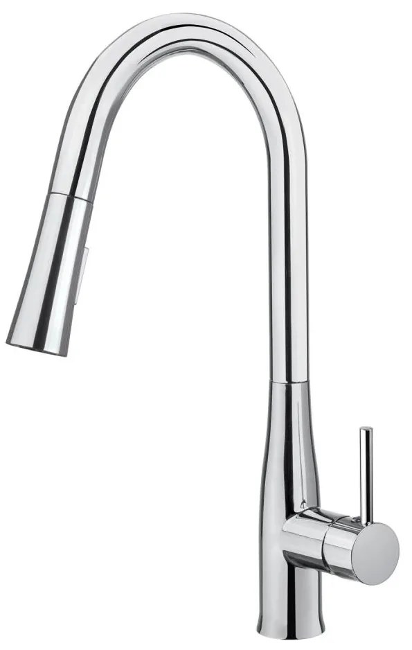 Deante BDH_072M - Mosogatócsap kihúzható permetezővel LUKRECJA fényezett króm