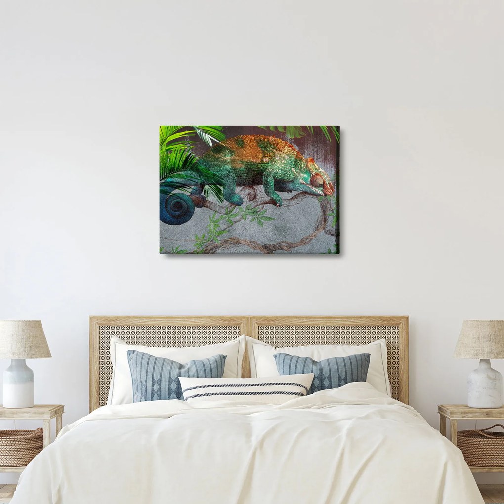 Kép - kaméleon (70x50 cm)
