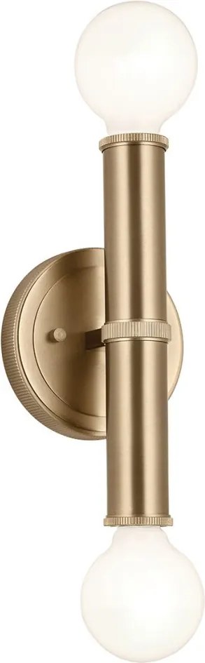 Quintiesse Torche QN-TORCHE-2W-CPZ Fali lámpa 2x3W/G9 3000K 600lm IP44