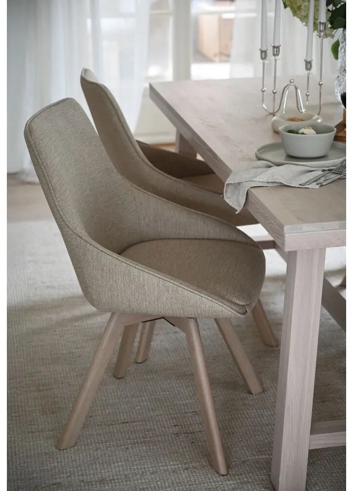 Bézs étkezőszék szett 2 db-os Alison – Rowico