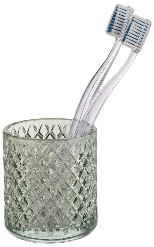 Mentazöld üveg fogkefetartó pohár Atessa – Wenko