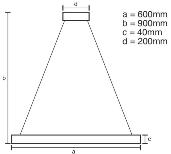 Brilagi - LED dimmelhető kábeles csillár CIRCLE LED/42W/230V 3000-6500K barna+ távirányító