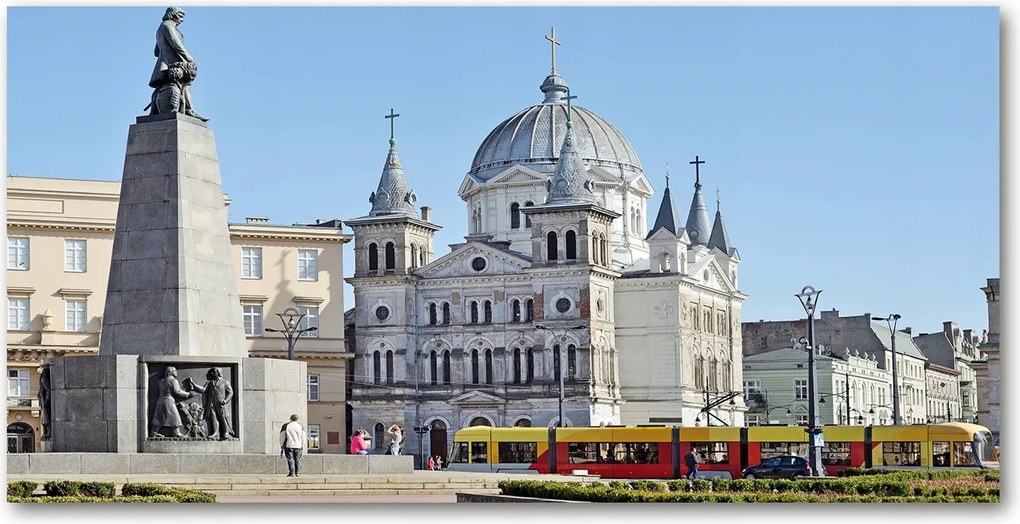 Fotó üvegkép Szabadság tér Kecskemét 140x70