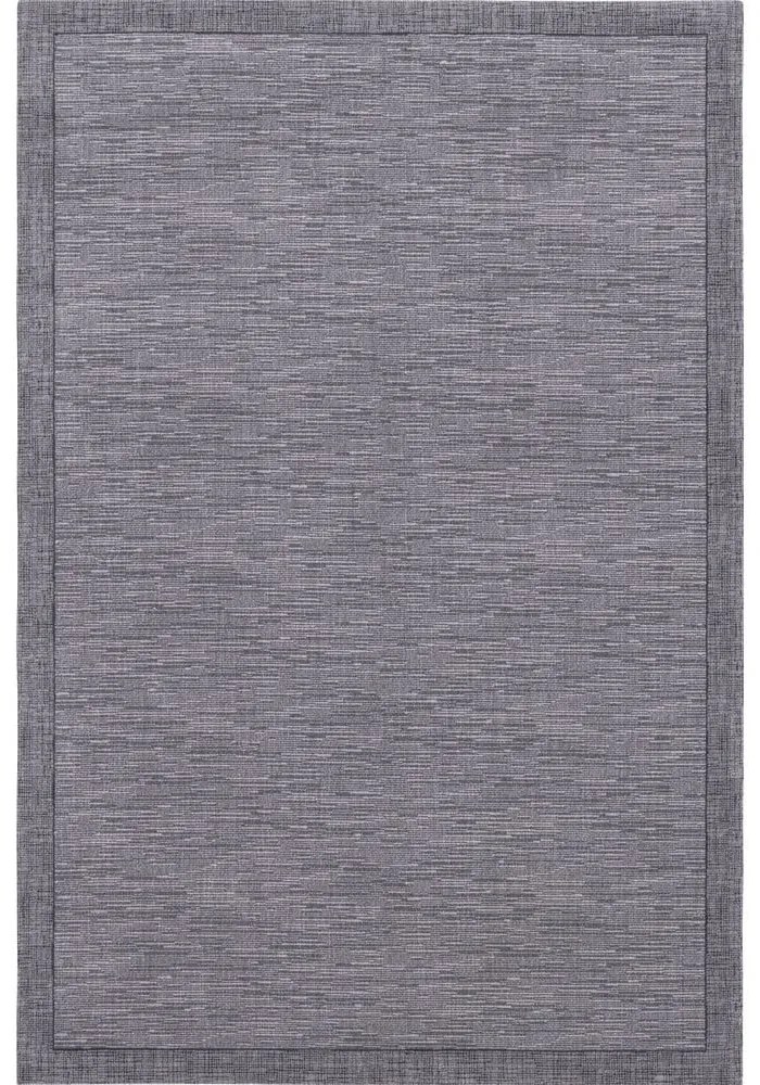 Sötétszürke gyapjú szőnyeg 133x180 cm Linea – Agnella