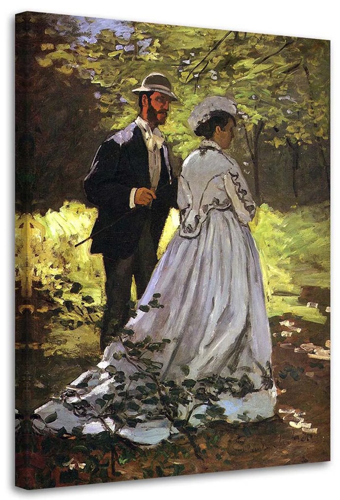 Gario Vászonkép Bazille és Camille - Claude Monet, reprodukció Méret: 70 x 100 cm