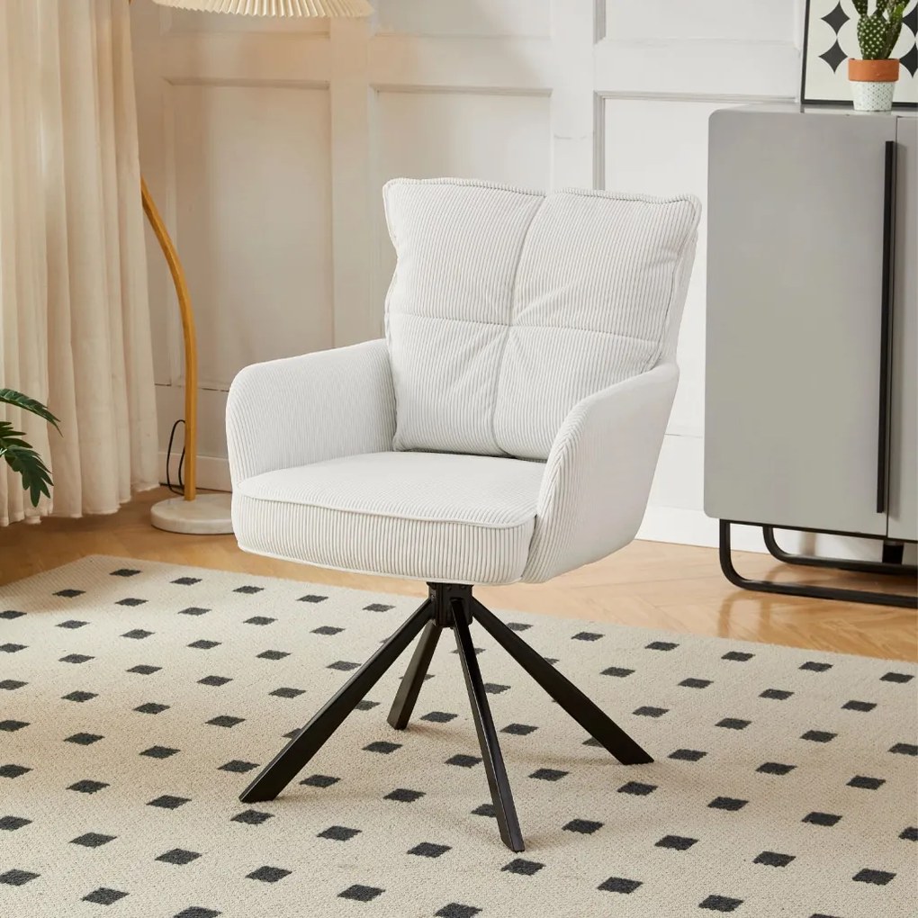 Forgó Étkező/Tárgyaló Krém Színben. CITY