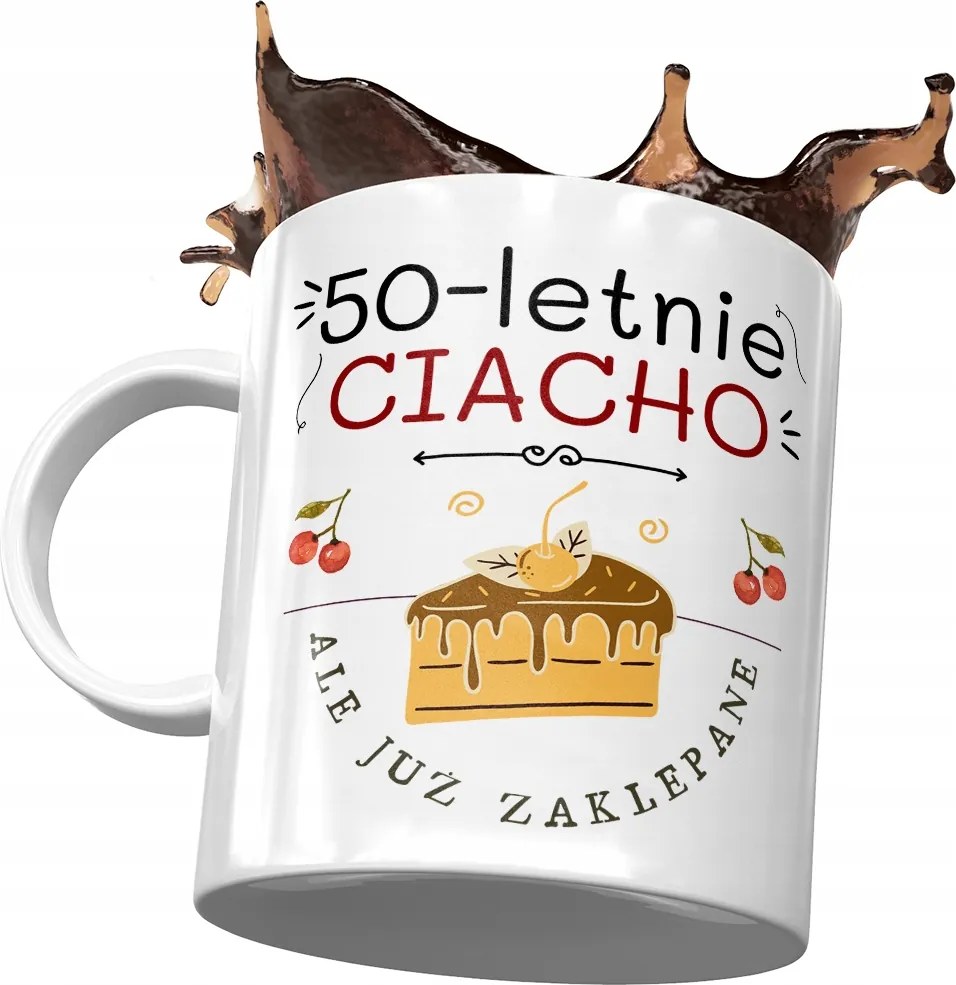 Születésnapi bögre 50 50-es 50-es évek Tökéletes Ajándék Nyomtatott Fotóval