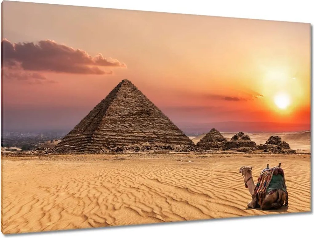 Festmények 120x80 Menkaure piramis Egyiptom