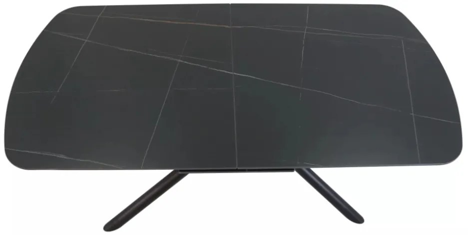 Vector bővíthető étkezőasztal fekete 180-220cm