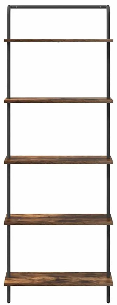 Könyvespolc Füstölt tölgy 60 x 24 x 168 cm Faanyag