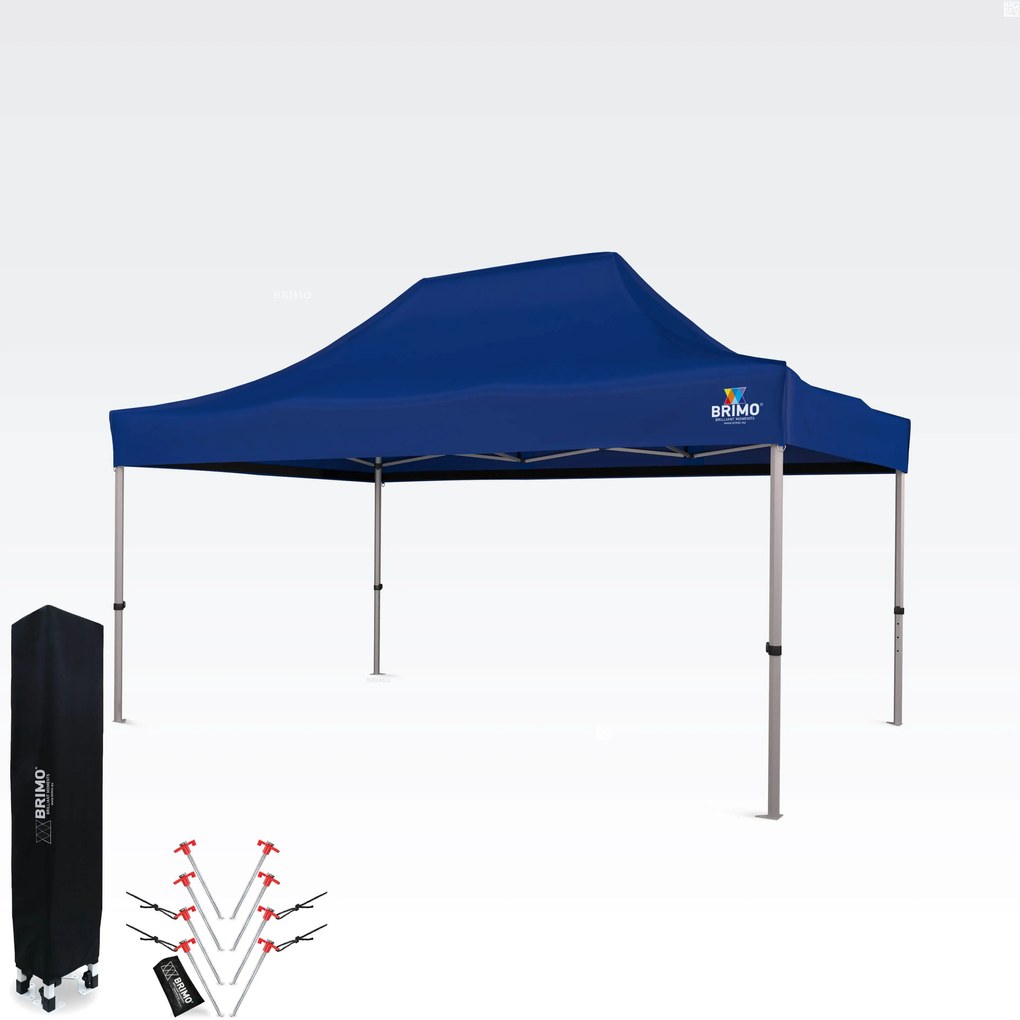 Kerti partysátor 3x4,5 m: Az Ön kuckója a pihenéshez és az ünneplésekhez - falak nélkül - Kék