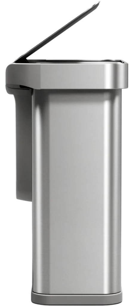 Simplehuman Érintésmentes, hangvezérlésű szemetes szelektív hulladékokhoz, 58 l, rozsdamentes acél