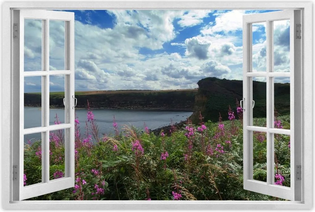 Poszter 60x40 Lila virágok