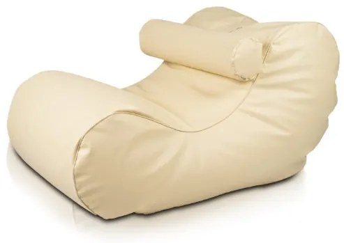 Babzsák nyugágy XL öko-bőr TiaHome - Lime