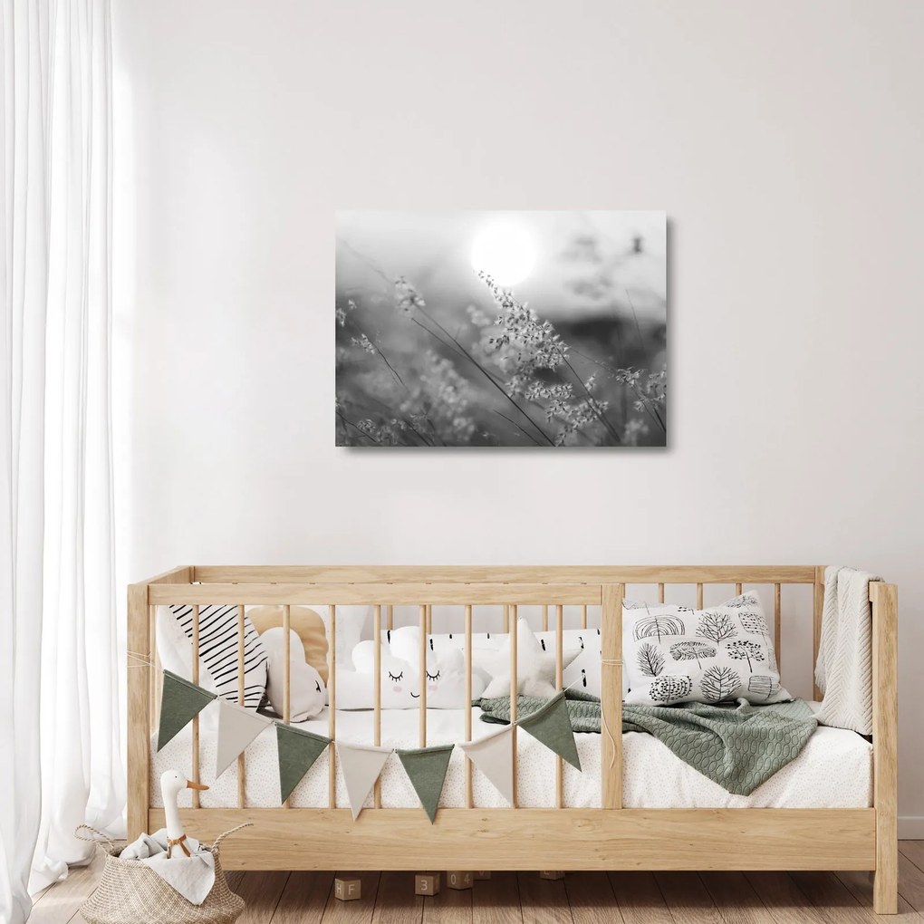 Üveg kép - Őszi rét (70x50 cm)