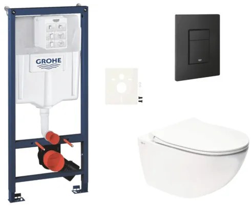 Fali WC szett SAT Infinitio előtétfalas szereléshez SIKOGRSIN11EKF0