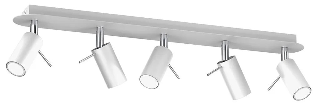 Spotlámpa PRESTON 5xGU10/40W/230V fehér/króm