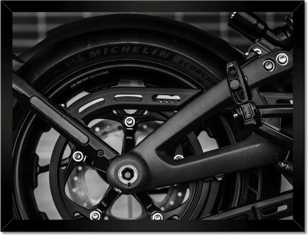 Poszterek keretben 40x30 Harley Davidson Motorkerékpár