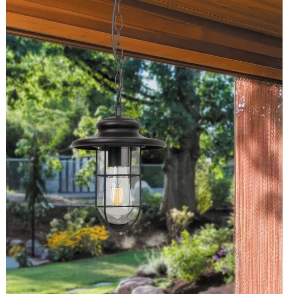 Rabalux 8070 - Kültéri függeszték PAVIA 1xE27/60W/230V IP44