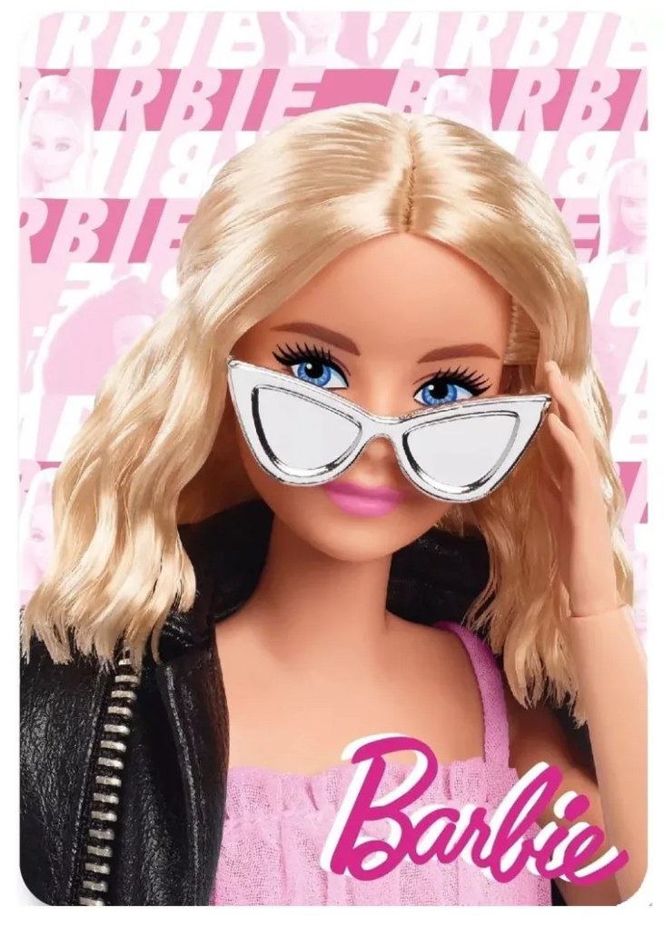 Barbie Glam polár takaró 100x140cm