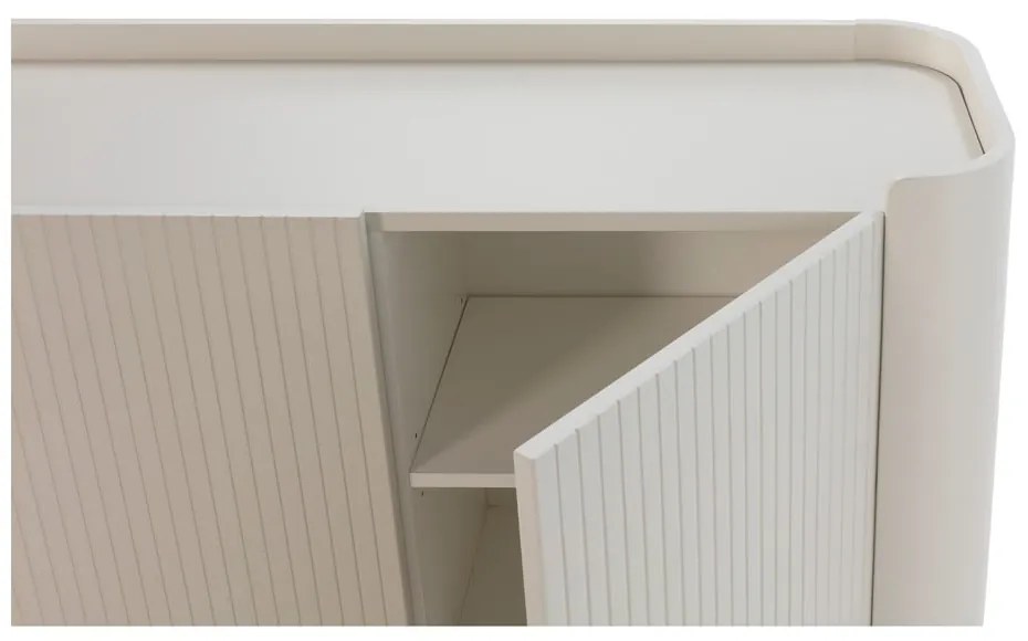 Krémszínű komód 200x80x40 cm Willa – MOME